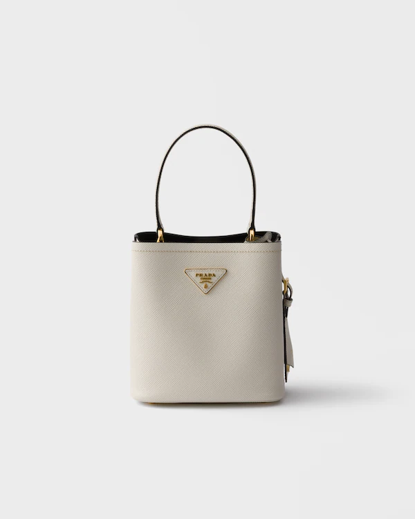 Prada Panier Mini-Saffiano-Leder-Handtasche