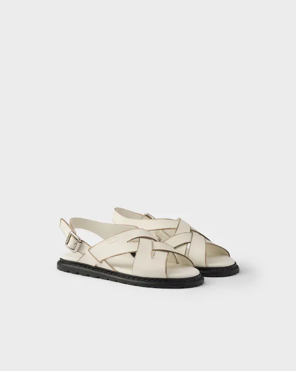 Antike Leder-Sandalen