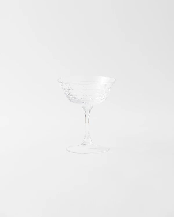 Kristall-Champagner-Flasche - Dreiecke
