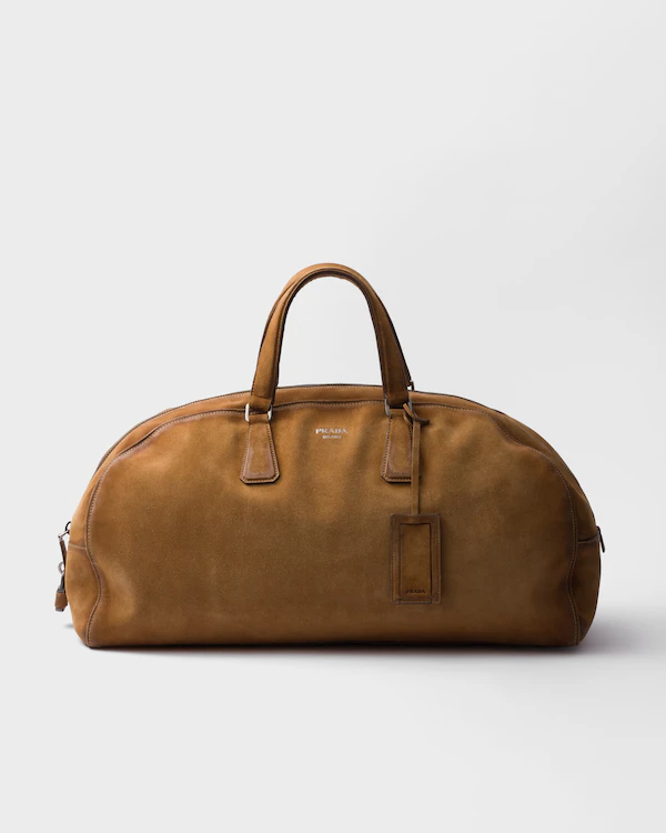 Suededufflebag