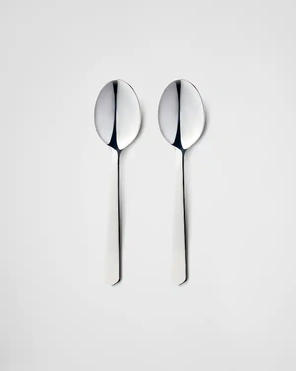 Zweier-Set aus Edelstahl-Löffelchen