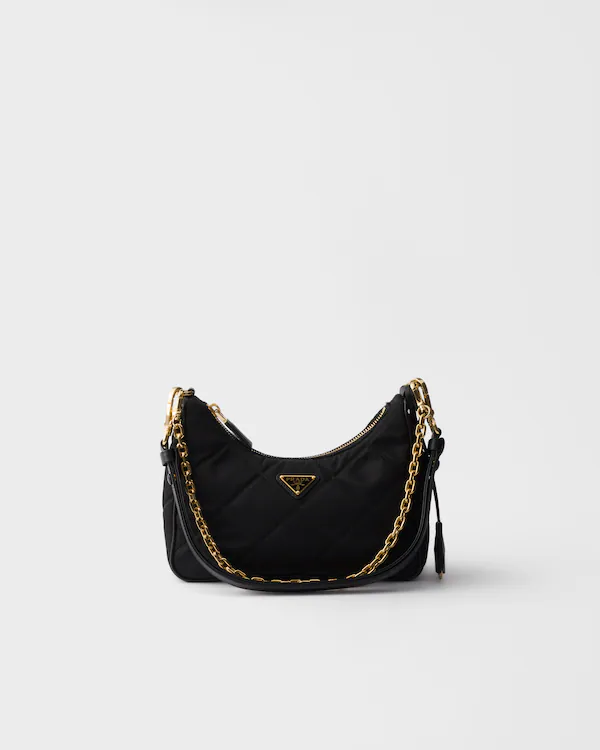 Prada Re-Edition geketteltes Re-Nylon Mini-Handtasche