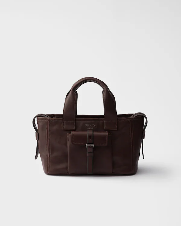 Prada Route Medium Leder-Handtasche