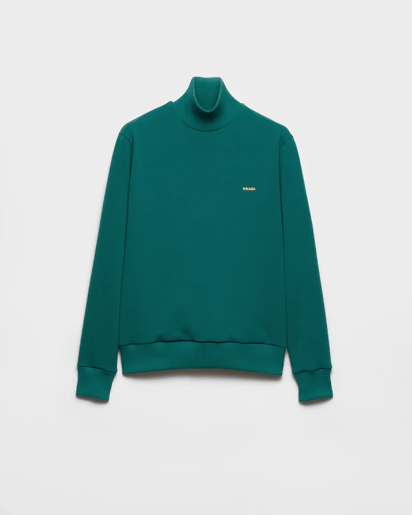 Technischer Sweatshirt mit Rollkragen