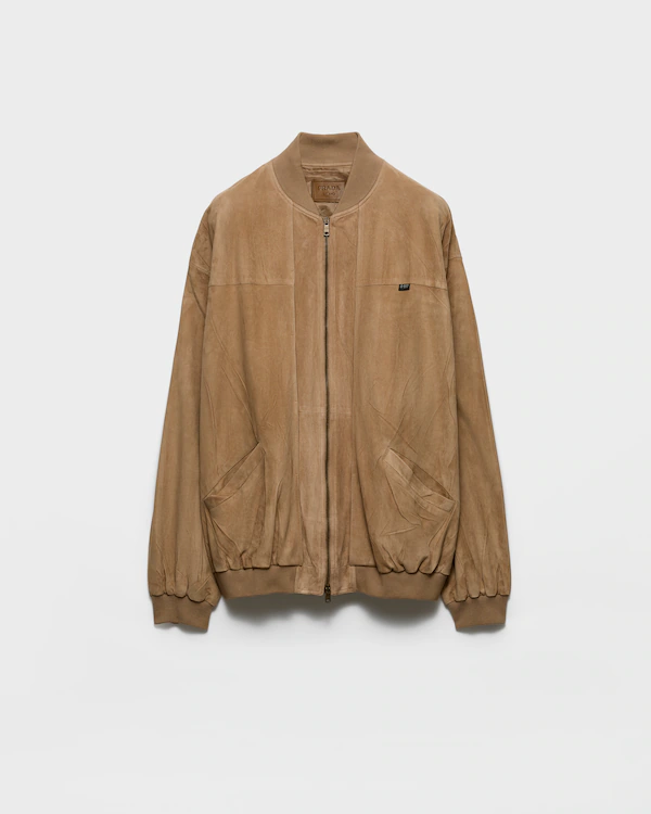 Suede-Bomberjacke