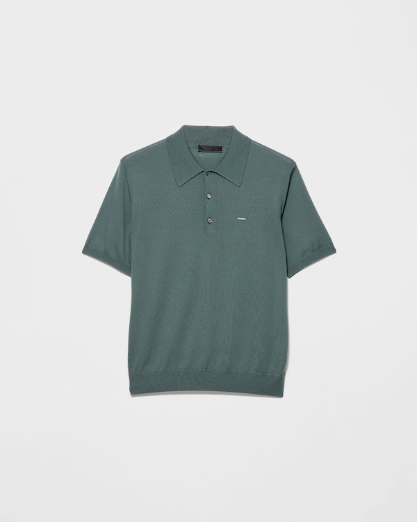 Feinwoll-Poloshirt