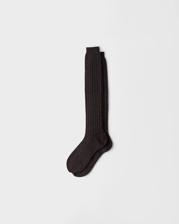 Woll- und Kaschmir-Wadensocken