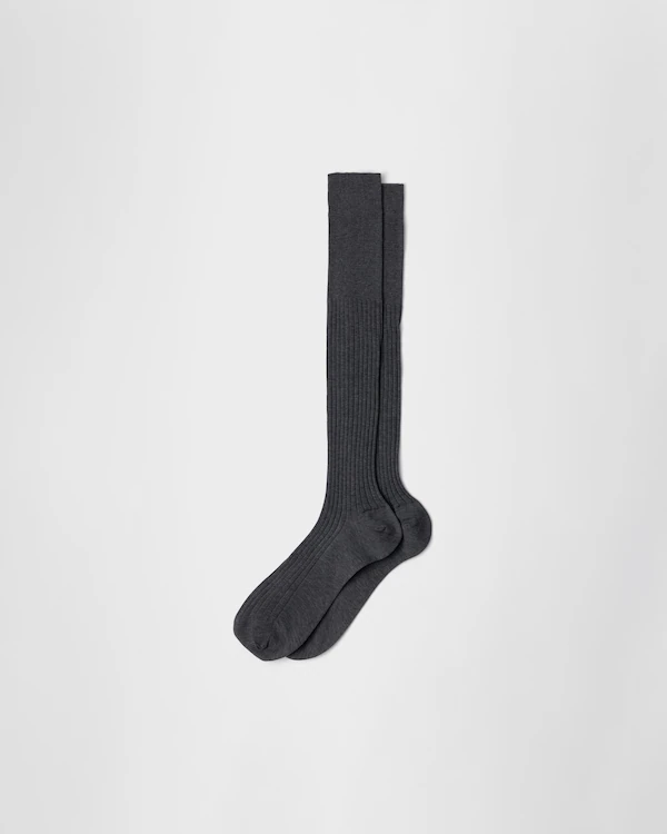 Knielange Socken
