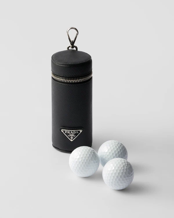 Saffiano-Leder-Golfball-Case