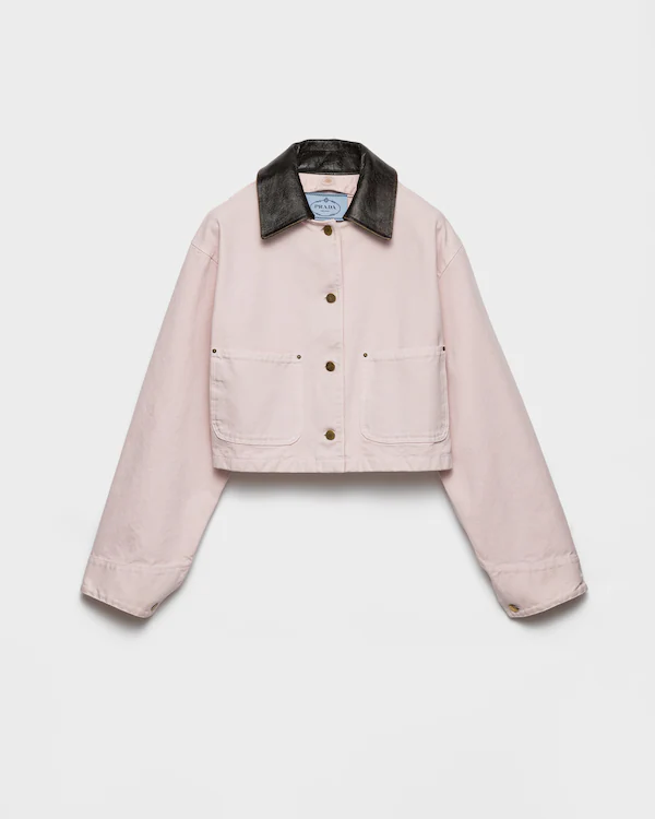 Leinwand-Blouson-Jacke