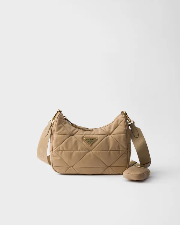 Polsterung aus Re-Nylon Schultertasche