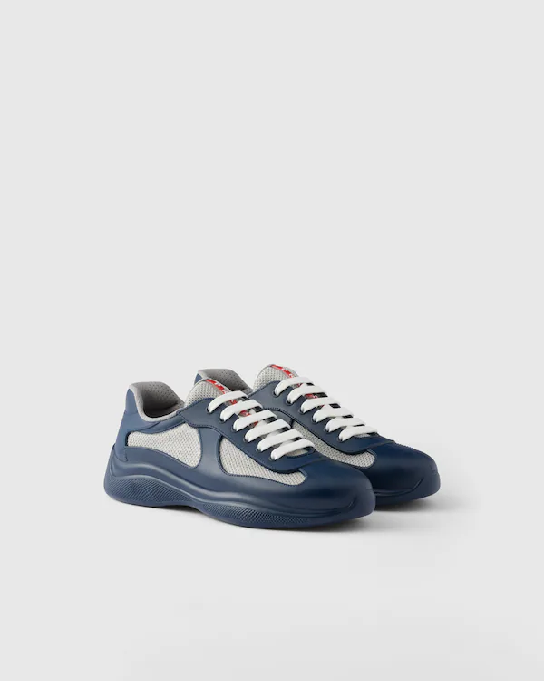 Prada America's Cup Sneaker aus weichem Gummi und Fahrradstoff