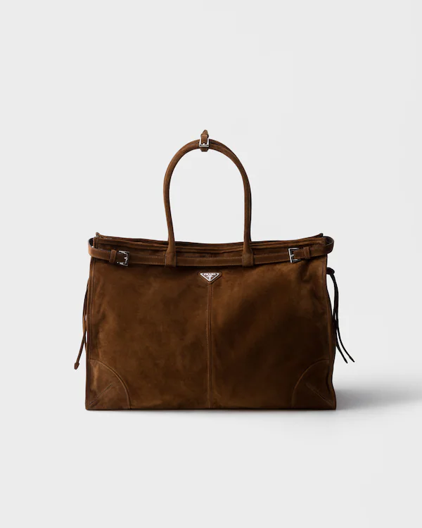 Prada Bonnie Ledertasche aus Wildleder
