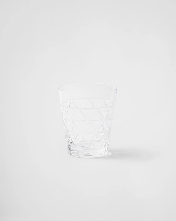 Kristall-Wasser-Glas - Dreiecke