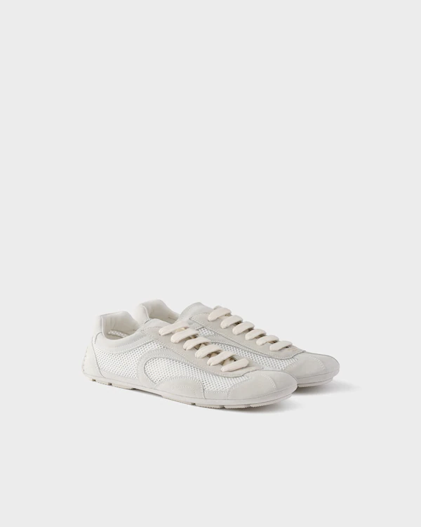 Sneaker aus Wildleder und Mesh Montecarlo Re-Edition 2005