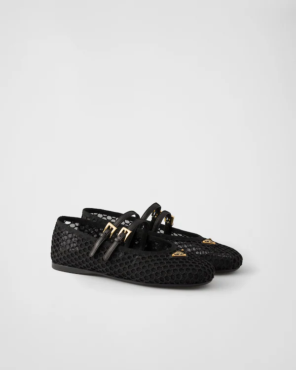 Mesh-Schuh-Ballerinas