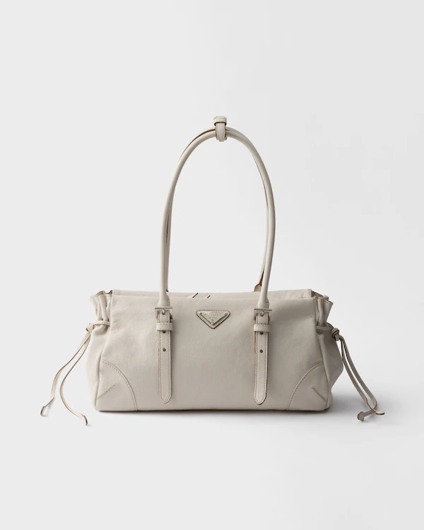 Prada Bonnie mittelgroße Tasche aus antikem Leder