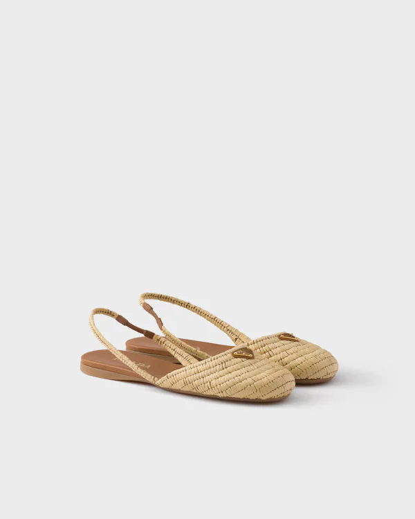 Häkelslingback-Ballerinas
