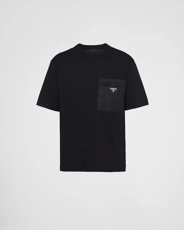 Re-Nylon und Jersey-T-Shirt