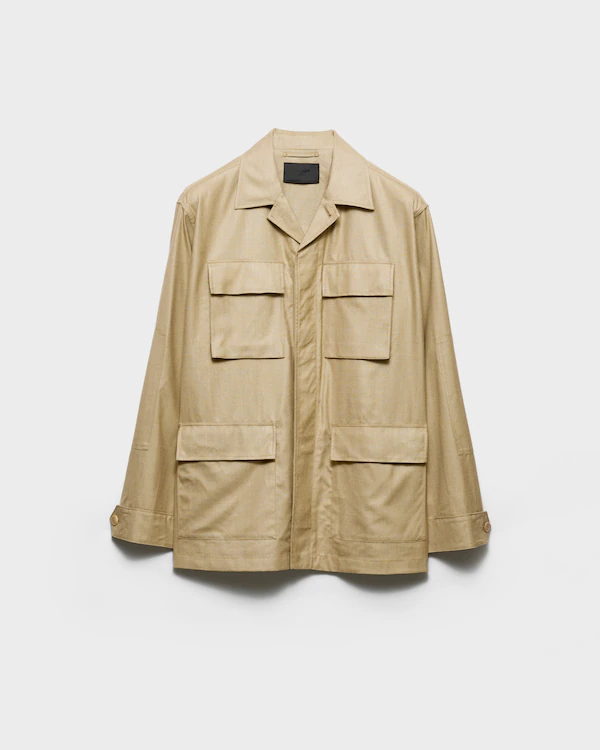Seiden-Safari-Jacke