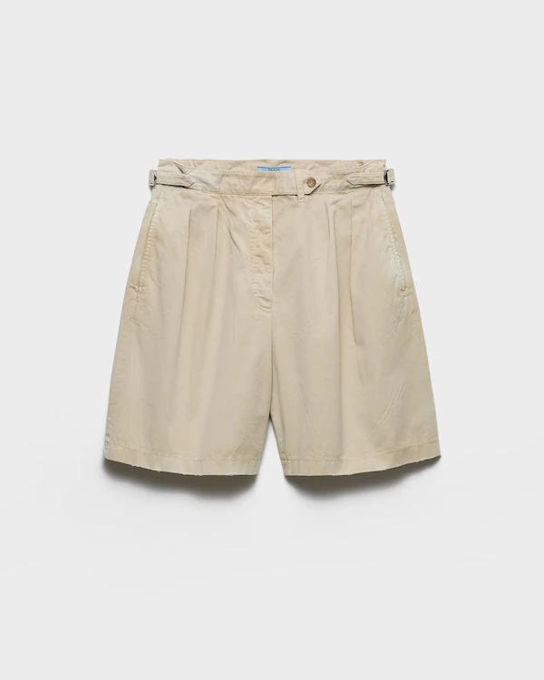 Gedüngte Shorts aus altem Gabardine