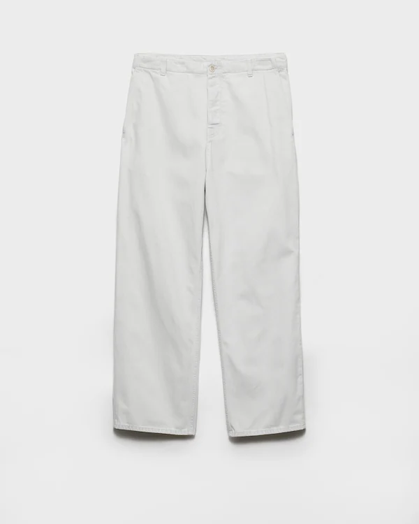 Reguläre gebleichte Denim-Jeans