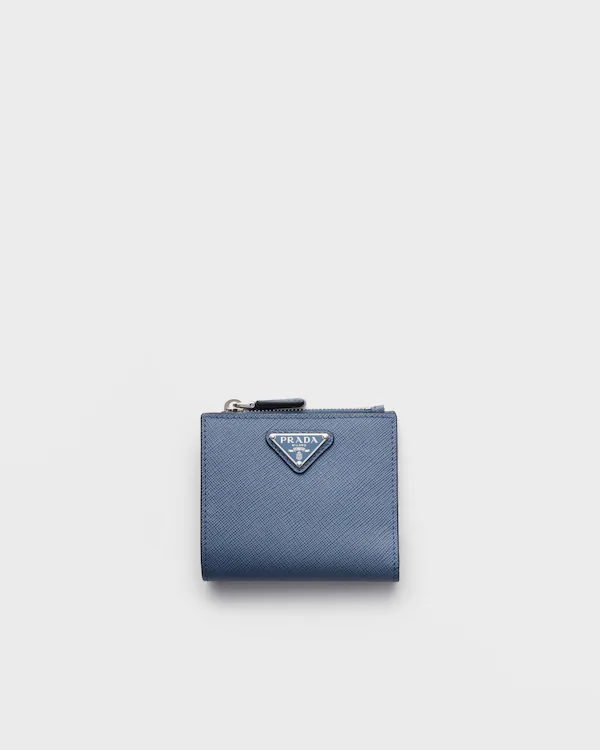 Kleine Saffiano-Ledergeldbörse