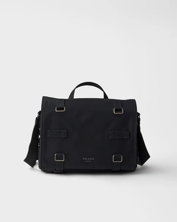 Schultertasche aus Leinwand