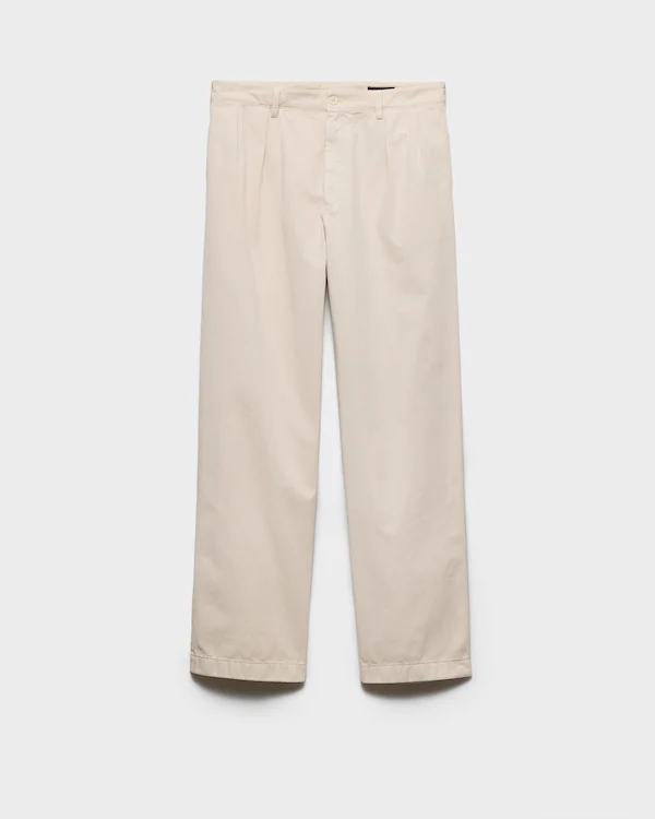 Weite Baumwollhose
