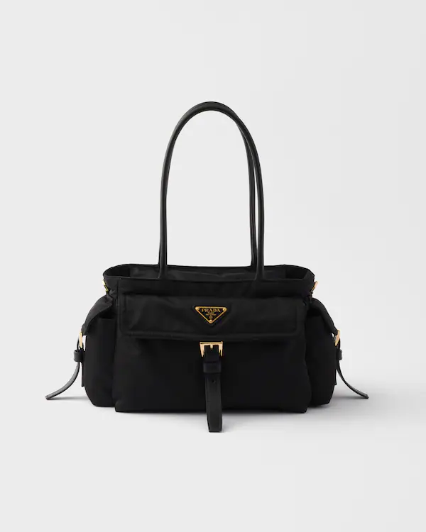Prada Explore große Re-Nylon- und Leder-Tasche
