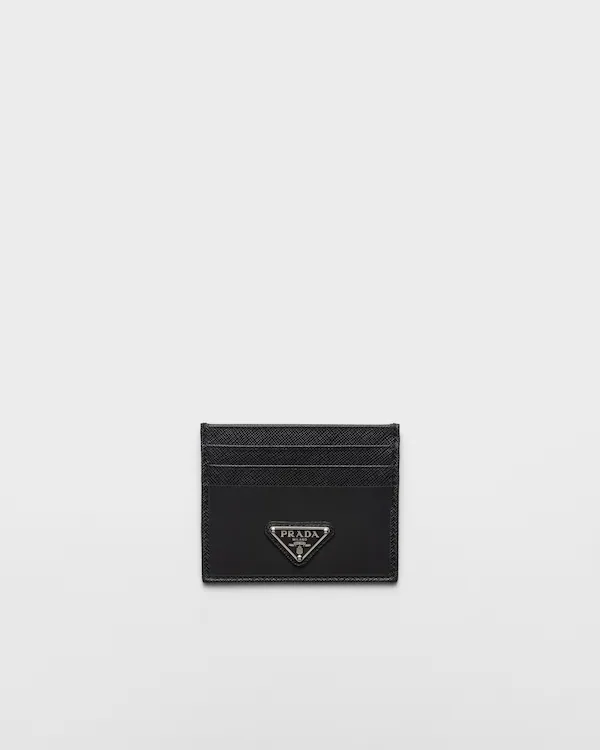 Re-Nylon und Saffiano-Leder-Kartenhalter