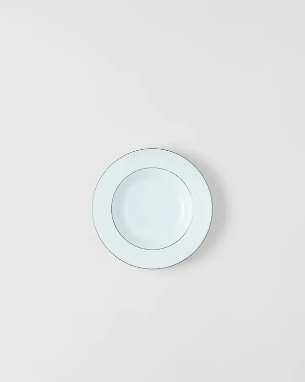 Geschirr-Set aus zwei Porzellantellern - Celadon