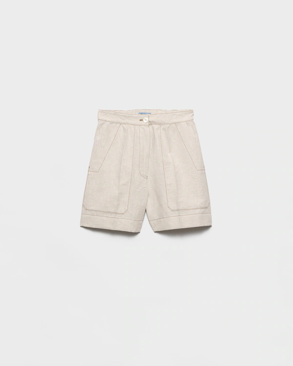Chambray-Shorts