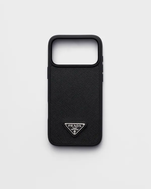 Saffiano-Lederhülle für iPhone 17 Pro Max