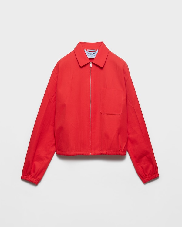 Gabardine-Blouson-Jacke