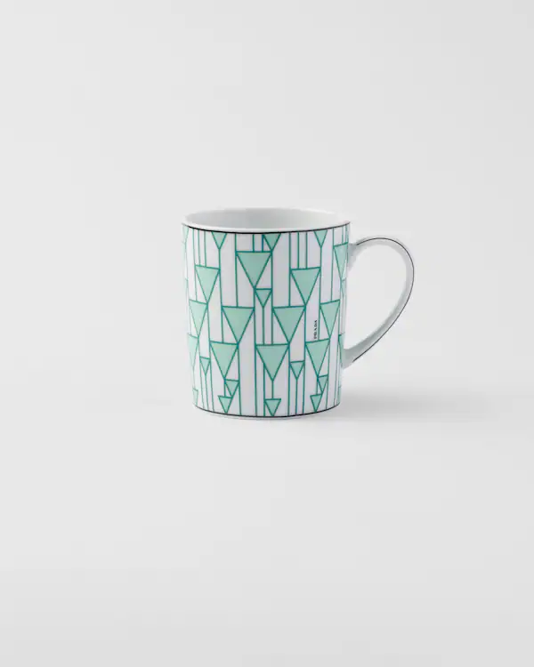 Porzellan-Tasse - Wien Grün
