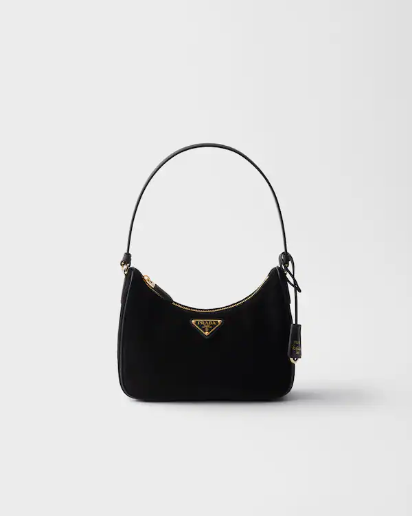Prada Re-Edition 2005 Mini-Handtasche aus Wildleder