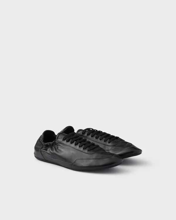 Klappbare Leder-Sneaker
