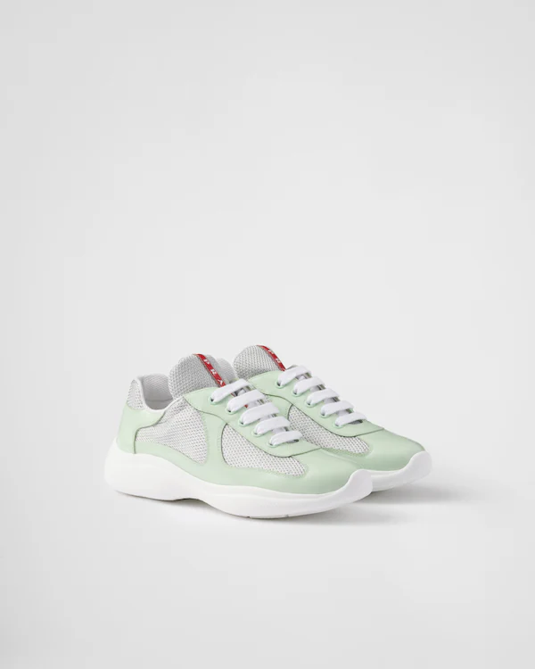 Prada America's Cup Biker-Stoff-Sneaker