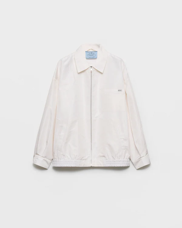 Seidensamt Blouson-Jacke