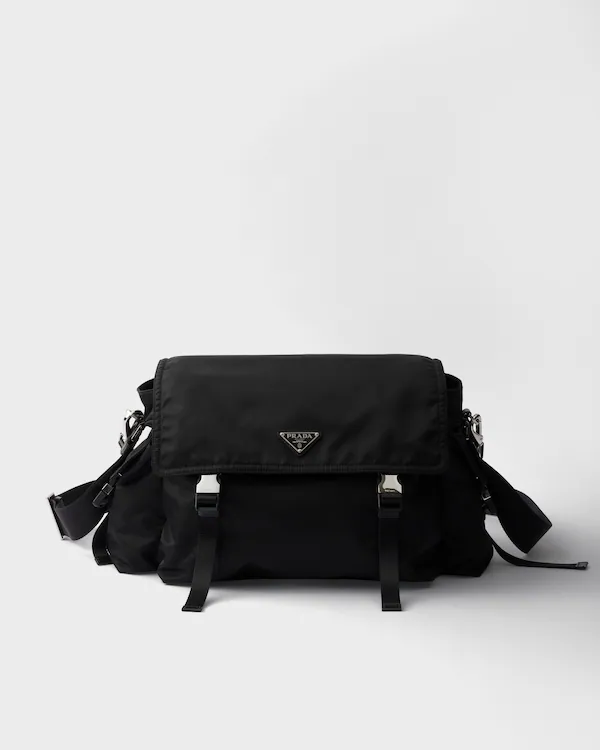 Prada Explore Re-Nylon- und Leder-Beutel