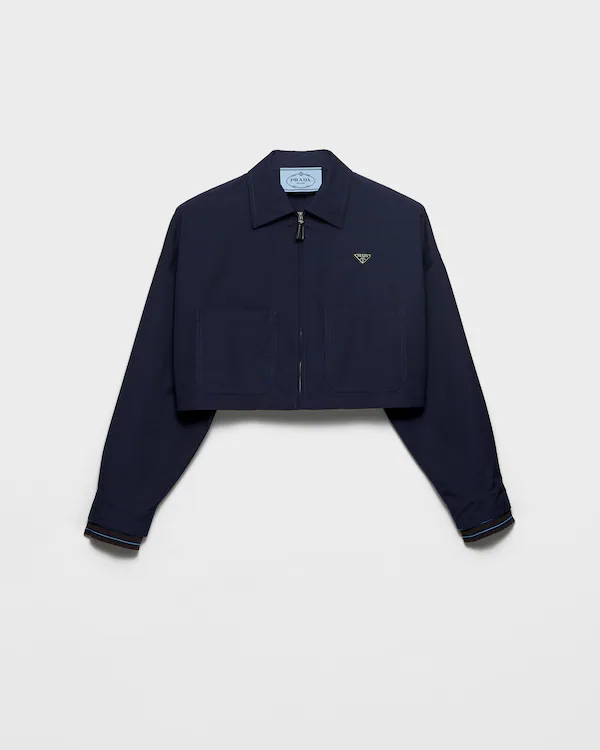 Poplin-Blouson-Jacke