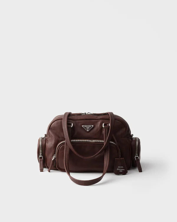 Medium Leder-Top-Handle-Tasche