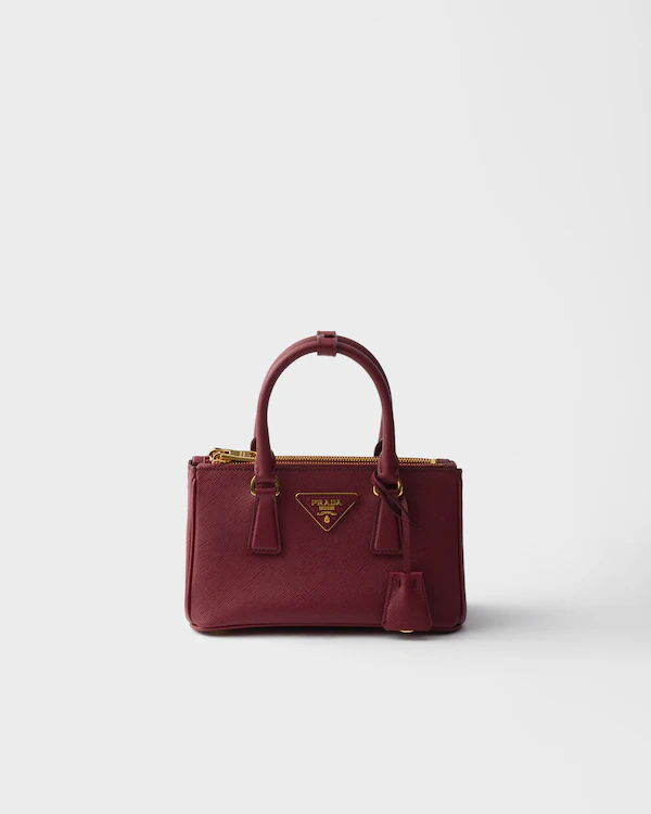 Prada Galleria Mini-Leder-Handtasche aus Saffiano-Leder