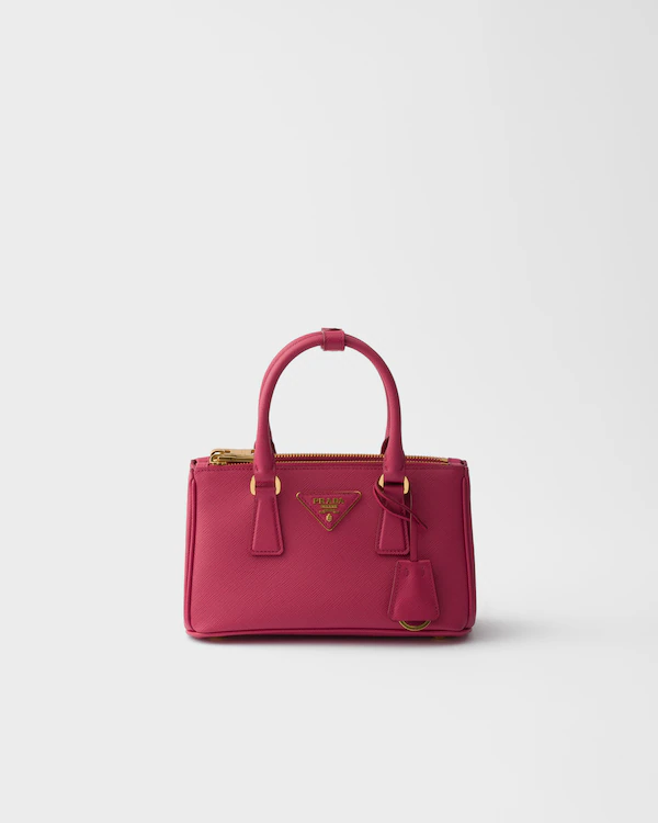 Prada Galleria Mini-Leder-Handtasche aus Saffiano-Leder