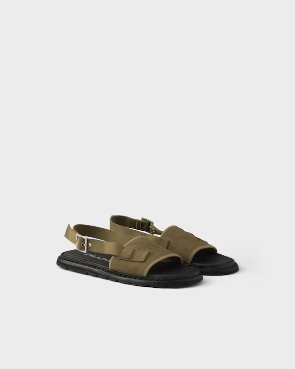 Leinwand-Sandalen