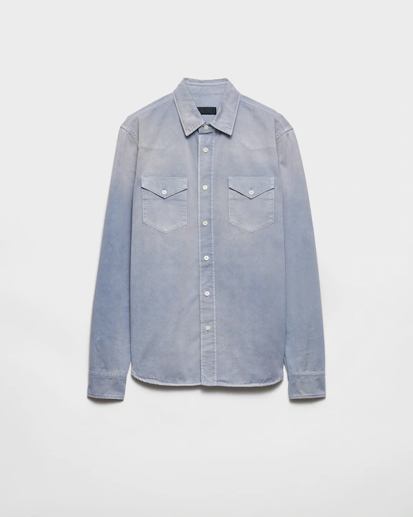 Gabardine-Hemd