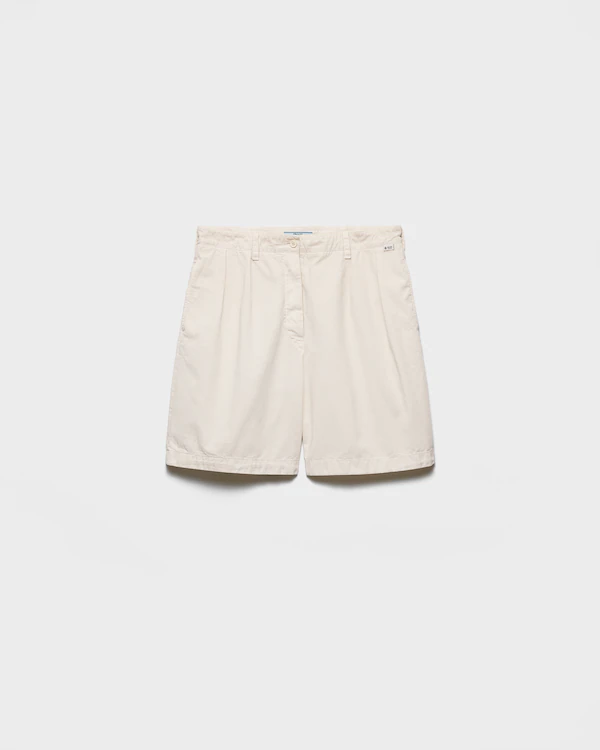 Alte Gabardine-Bermudas