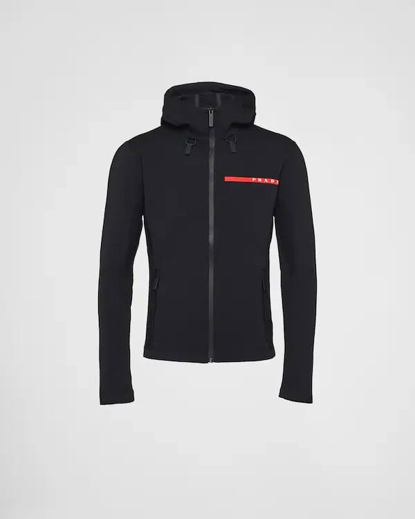 Hoodie aus technischem Material