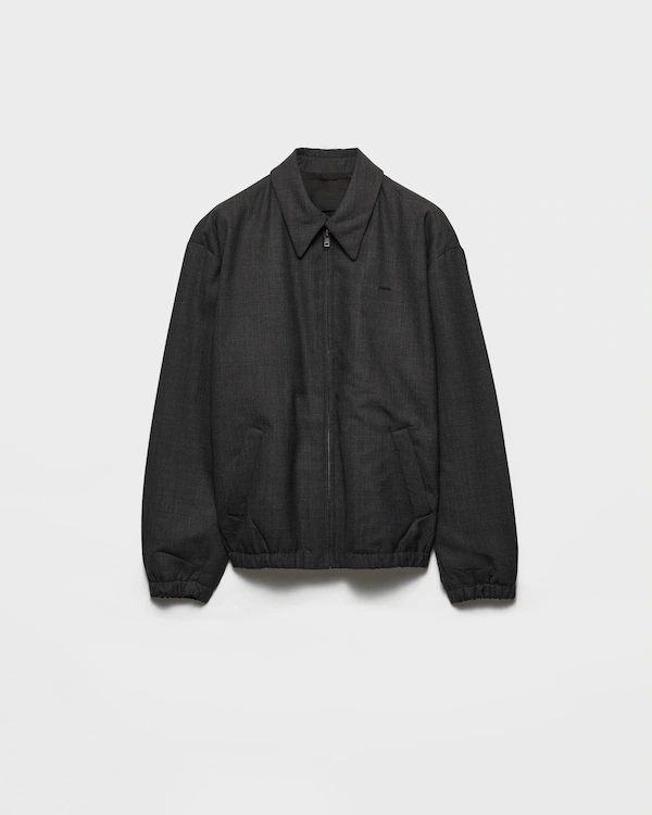 Woll-Blouson-Jacke